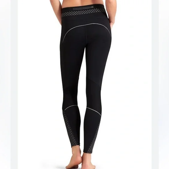 Athleta Miles Compression tights with reflective strips - Picture 2 of 8
